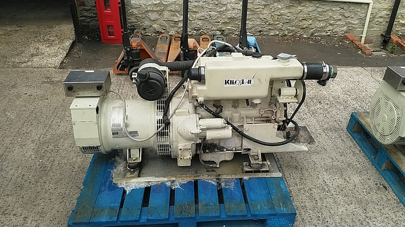 Mitsubishi - Kilo-Pak 20KW Single Phase Marine Generator Set (PAIR AVAILABLE)