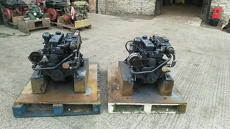 Perkins - Perkins 4108 51hp Marine Diesel Engine (PAIR AVAILABLE)