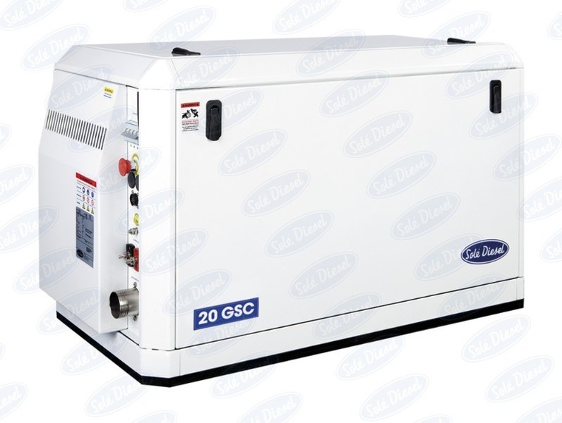 Sole Diesel - NEW Sole 20GSC 20kVA 12V/230V Mini 63 Marine Diesel Generator