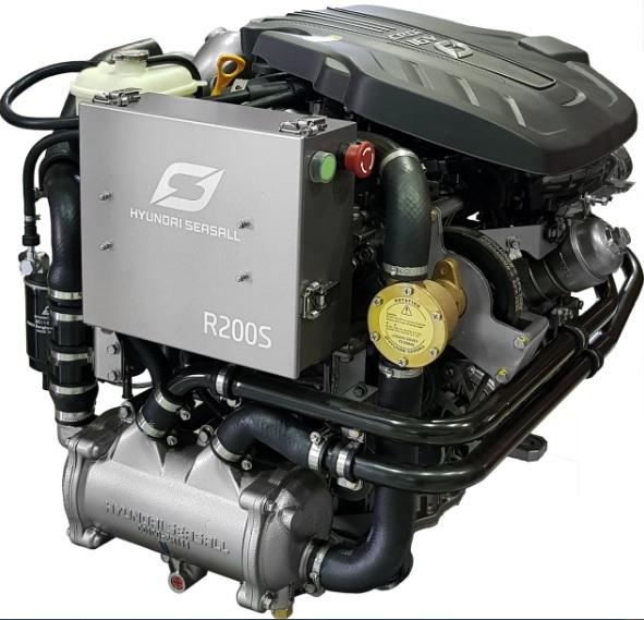 Hyundai Seasall - NEW Hyundai Seasall R200J 197hp Waterjet Marine Diesel Engine