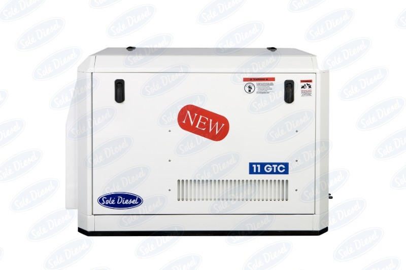 Sole Diesel - NEW Sole 11GTC 10.5kW 400/230V Mini 33 Marine Diesel Generator