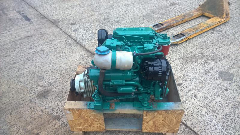 Volvo - Volvo Penta 2002 18hp Heat Exchanger Cooled Marine Diesel Engine