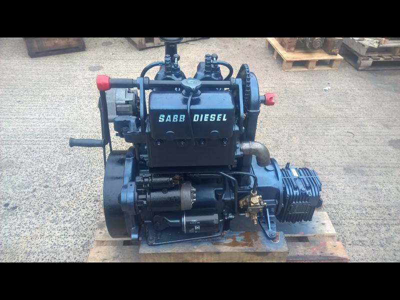 SABB - SABB 2JHR 30hp Twin Cylinder Marine Diesel Engine - Very Low Hours!!!