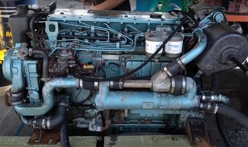 Perkins - Perkins Sabre M225TI 225hp Bobtail Marine Diesel Engine