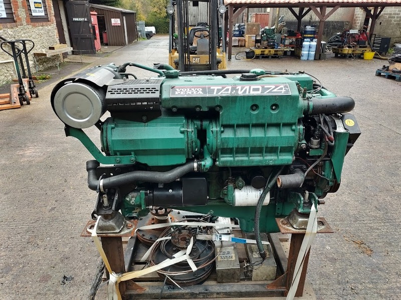 Volvo - Volvo Penta TAMD74A 247hp Bobtail Marine Diesel Engine